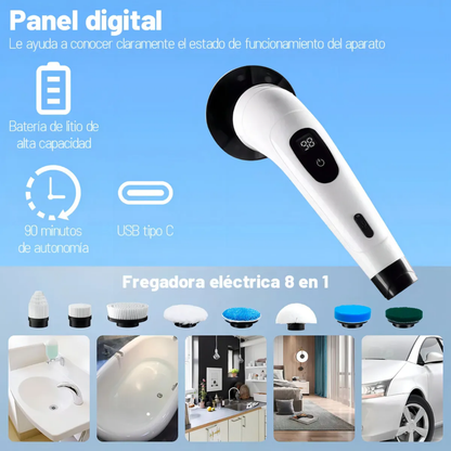 Cepillo Eléctrico de Limpieza 9 en 1
