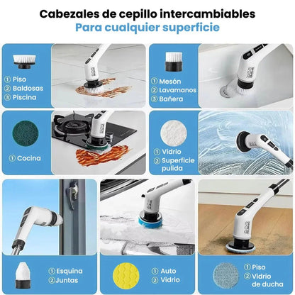 Cepillo Eléctrico de Limpieza 9 en 1